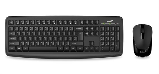Клавиатура+мышь беспроводные Genius Smart KM-8100, Black, 104кл., USB 34960