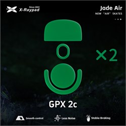Ножки для мыши (глайды) X-raypad Jade Air для Logitech G PRO X Superlight 2c, комплект из 2-х наборов 39001