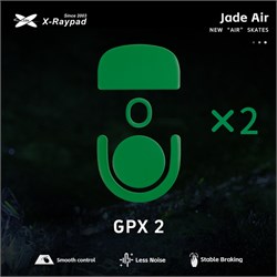 Ножки для мыши (глайды) X-raypad Jade Air для Logitech G PRO X Superlight 2 / G PRO X2 SUPERSTRIKE, комплект из 2-х наборов 39009