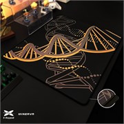 Коврик для мыши X-raypad Minerva DNA Gold Black XL (490x400x6мм) (38480d) 38702