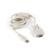 Переходник-конвертер USB-->COM Cablexpert UAS111 (Am-9m, чип CH343SER, белый, 1.8 м) 38662