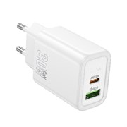 Зарядное устройство 220V -> USB 5V hoco N63, белое 38891