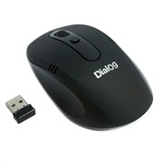 Мышь беспров. Dialog MROP-03U, чёрная 38149