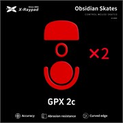 Ножки для мыши (глайды) X-raypad Obsidian для Logitech G PRO X Superlight 2c, комплект из 2-х наборов 39003