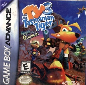 TY3 The Tasmanian Tiger Night of the Quinkan (игра для игровой приставки GBA) 14432
