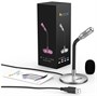 Микрофон FIFINE K050S (серебристый, на гибкой ножке, USB, 50Hz-17kHz, -47dB±3dB, S/N 55dB) 34825