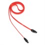 Кабель SATA-3 6Gb/s с защелкой, 80см, Cablexpert CC-SATAM-DATA-0.8M 35377