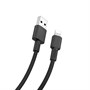 Кабель USB A --> Lightning 8pin (m) 1.0м для Apple, hoco X29, чёрный 35542