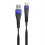 Кабель USB A --> Type-C (M) 1.2м (USB 2.0) hoсo U39, сине-чёрный 35553