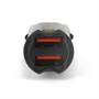 Зарядное устройство а/м 12/24V -> USB 5V 2 выхода, CelBro Extreme Mini, 2100mA, черный 35635