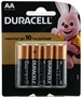 AA (LR06) Duracell Basic MN1500, 1.5V, упаковка 4шт. 35572