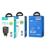 Зарядное устройство 220V -> USB 5V hoco C39A 2xUSB, 2400mA, черное, LED дисплей 35757