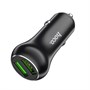 Зарядное устройство а/м 12V -> USB 5V hoco Z37 2xUSB QC3.0 36W, красное 36076