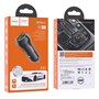 Зарядное устройство а/м 12V -> USB 5V hoco Z37 2xUSB QC3.0 36W, красное 36076