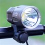 Фара велосипедная ON THE ROAD MX5-BL (1xCree XP-L2 W2, 1200lm, IPX6, питание USB или 5.5*2.1, 7 реж., проводной пульт) 35360