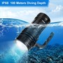 Фонарь Wurkkos DL06 (6xCree XHP50.2, 6000K, 15000lm, IPX8 100m, 3x21700 5000mAh в комплекте, USB-C, 150x64мм, черный) 37032 - фото 18174