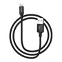Кабель USB A --> Lightning 8pin (m) 2.0м для Apple, hoco X14, черный 37378