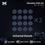 Ножки для мыши (глайды) X-raypad Obsidian Pro Air Skates Universal Donuts, универсальные, 1.0мм, D=9.5мм, 32шт 38083