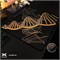Коврик для мыши X-raypad Minerva DNA Gold Black XL (490x400x6мм) (38480d) 38702