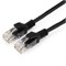 Patch-cord UTP-5e, медный, 2м, 26AWG, многожильный, чёрный (PP10-2M/BK) 38877 - фото 21376