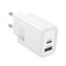 Зарядное устройство 220V -> USB 5V hoco N63, белое 38891 - фото 21402