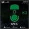 Ножки для мыши (глайды) X-raypad Jade Air для Logitech G PRO X Superlight 2c, комплект из 2-х наборов 39001