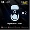 Ножки для мыши (глайды) X-raypad Jade Ultra для Logitech G PRO X Superlight 2 DEX, комплект из 2-х наборов 39010