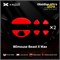 Ножки для мыши (глайды) X-raypad Obsidian Ultra для WLMouse Beast X Max, комплект из 2-х наборов 39015